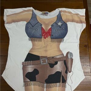 Cowgirl Graphic Women's Blouse